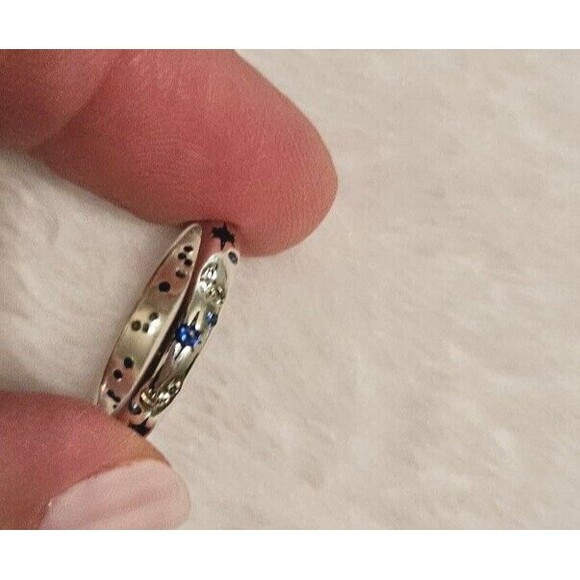 Sterling Silver Ring Women Stackable Eternity Cute For Teen Girls Size 6 Only - Picture 2 of 8